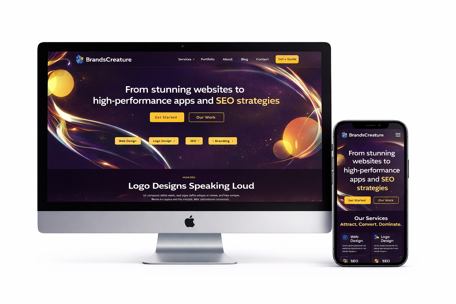 Brands Creature - Branding and Digital Marketing Agency Website